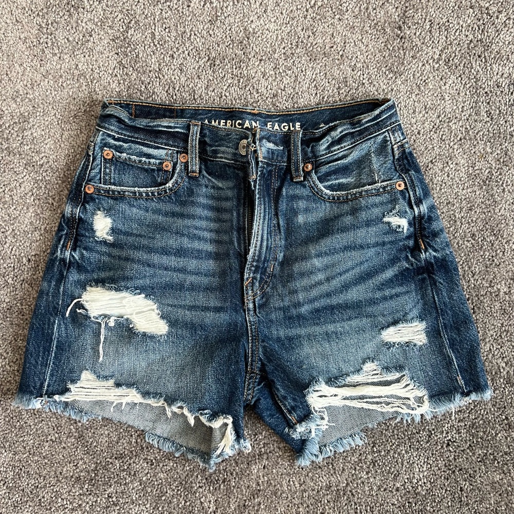 American Eagle Distressed Denim Shorts